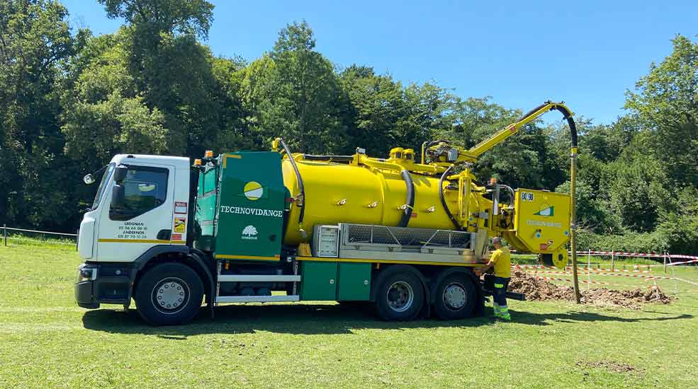 Travaux d’hydrocurage de canalisation EP en Gironde